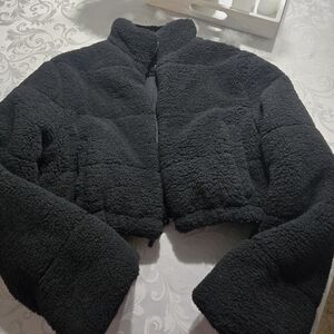 Streetwear Society Black Sherpa Jacket